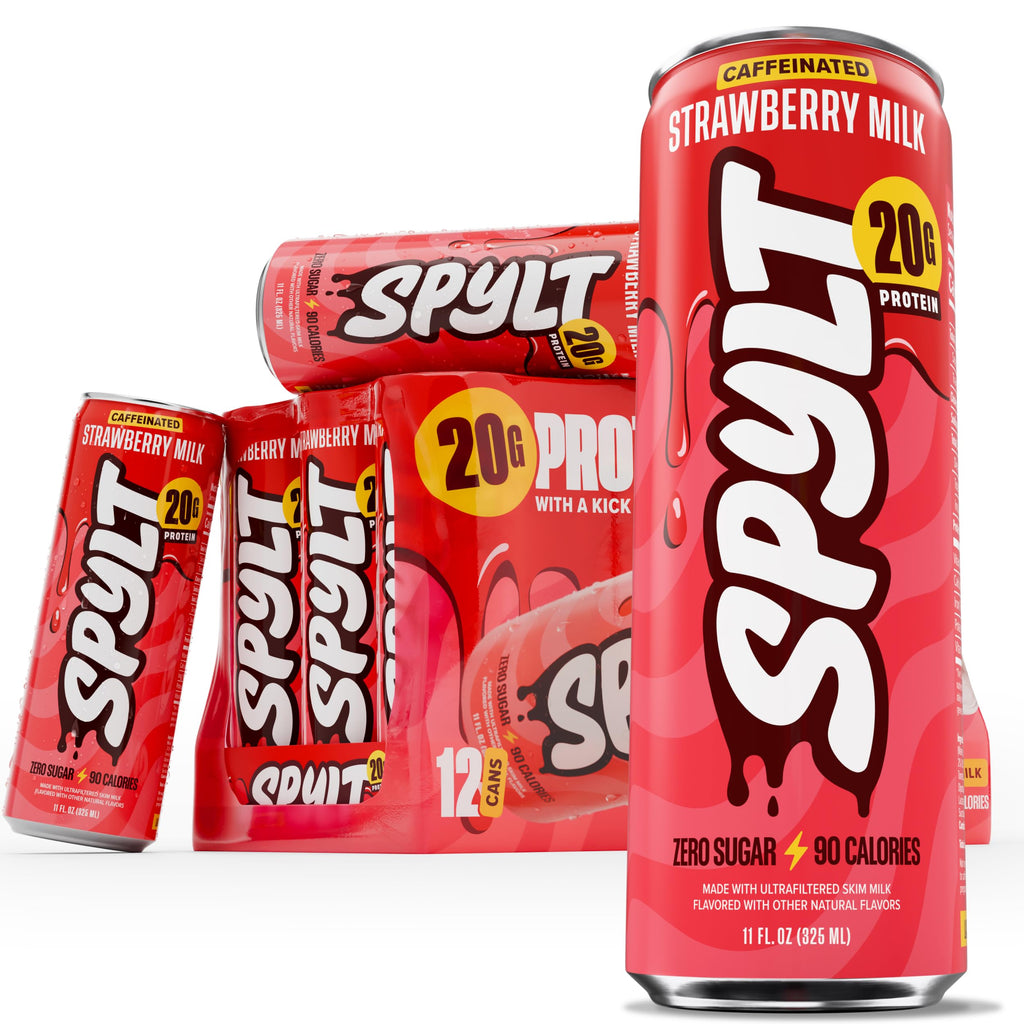 Spylt High Protein Milk Drink Variety Pack, 20g Protein, 60mg Caffeine